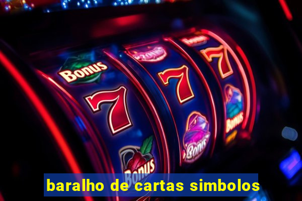 baralho de cartas simbolos